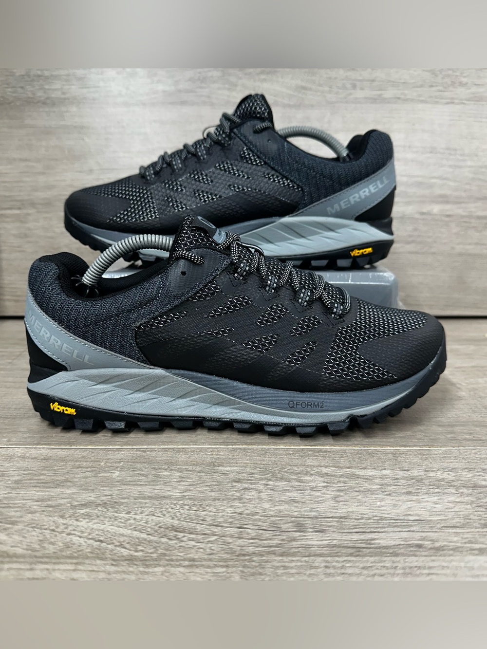 Merrell Antora 2 J035626 Black Womens 8 Lace Up Trail Running Trainer Shoe- NEW